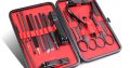 18 Piece Steel Nail Clippers Cutter Kit Manicure
