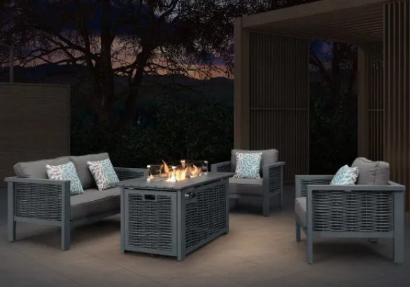 Outdoor Secitional Sofa Furniture with GasFire Pit