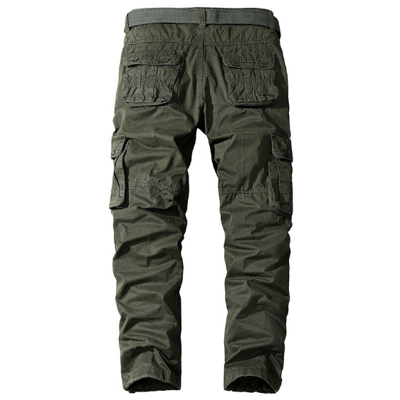 Loose Army Green Cargo Pants Casual Tooling Pants - CANASEI